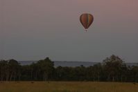 Ballonfahrt über der Savanne